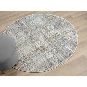 Tapis My Taste Polyester / Coton - Beige / Gris - 120 x 120 cm