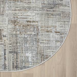 Tapis My Taste Polyester / Coton - Beige / Gris - 120 x 120 cm