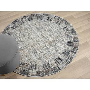 Tapis My Mood Polyester / Coton - Beige / Gris - 120 x 120 cm