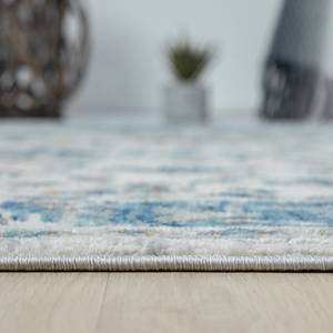 Tapis My Heriz Polyester / Coton - Bleu / Beige - 200 x 290 cm