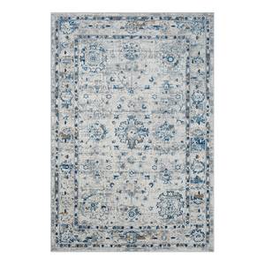 Laagpolig vloerkleed My Heriz III polyester/katoen - beige/blauw - 200 x 290 cm
