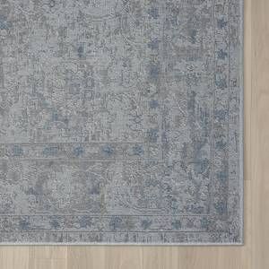 Laagpolig vloerkleed My Heriz III polyester/katoen - beige/blauw - 200 x 290 cm