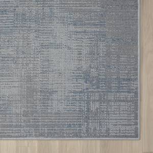 Laagpolig vloerkleed My Stripes polyester/katoen - beige/blauw - 160 x 230 cm