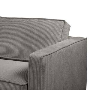 Bigsofa FORT DODGE Cordstoff Poppy: Grau