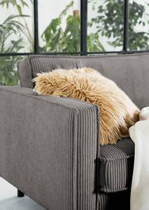 Bigsofa FORT DODGE Cordstoff Poppy: Grau