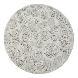 Kurzflorteppich My Style Polyester / Baumwolle - Beige - 120 x 120 cm