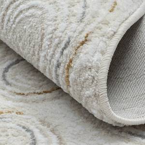 Kurzflorteppich My Style Polyester / Baumwolle - Beige - 120 x 120 cm