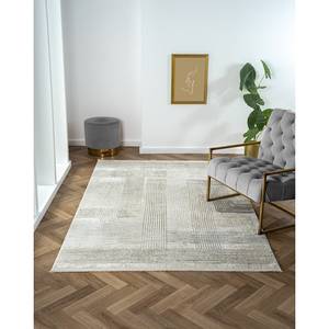 Laagpolig vloerkleed My Way polyester/katoen - beige - 160 x 230 cm