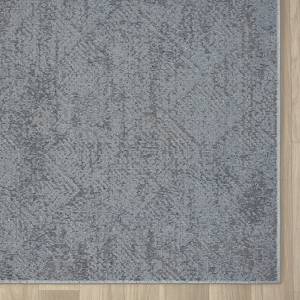 Kurzflorteppich My Heart Polyester / Baumwolle - Beige / Grau - 80 x 150 cm