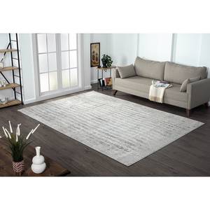 Laagpolig vloerkleed My Soul polyester/katoen - beige/grijs - 200 x 290 cm