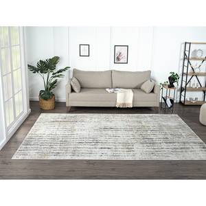 Laagpolig vloerkleed My Soul polyester/katoen - beige/grijs - 200 x 290 cm