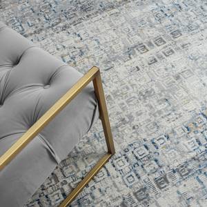 Tapis My Look II Polyester / Coton - Bleu / Beige - 160 x 230 cm