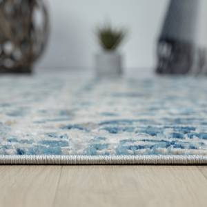 Tapis My Heriz II Polyester / Coton - Bleu / Beige - 200 x 290 cm