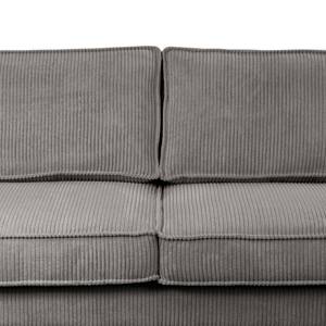 3-Sitzer Sofa FORT DODGE Cordstoff Poppy: Grau