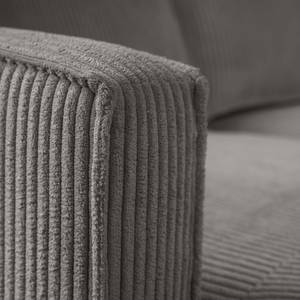 3-Sitzer Sofa FORT DODGE Cordstoff Poppy: Grau