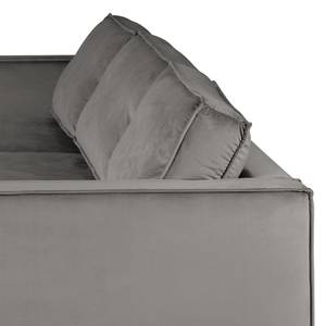 Bigsofa FORT DODGE Samt Ravi: Taupe