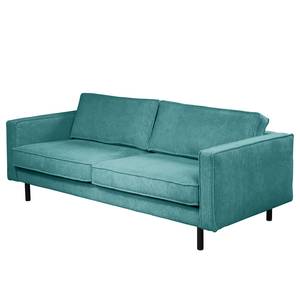 3-Sitzer Sofa FORT DODGE Cordstoff Poppy: Petrol