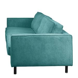 3-Sitzer Sofa FORT DODGE Cordstoff Poppy: Petrol