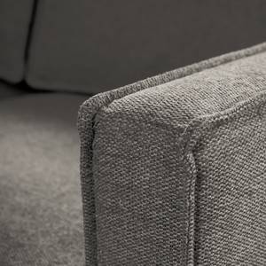 2-Sitzer Sofa FORT DODGE Webstoff Maila: Dunkelgrau - Ohne Schlaffunktion