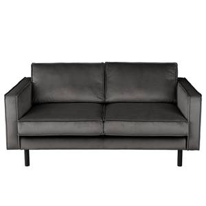 2-Sitzer Sofa FORT DODGE Samt Ravi: Grau - Ohne Schlaffunktion