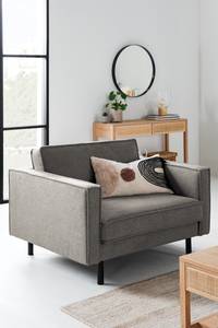 Fauteuil XL FORT DODGE Tissu Maila: Gris foncé