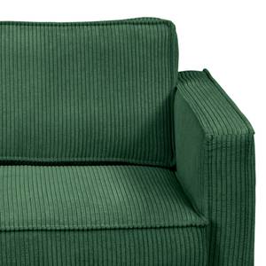 XL-fauteuil FORT DODGE Corduroy Poppy: Dennengroen