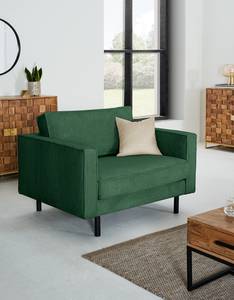 XL-fauteuil FORT DODGE Corduroy Poppy: Dennengroen