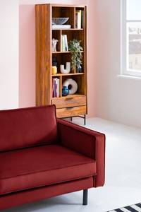3-Sitzer Sofa FORT DODGE Samt Ravi: Bordeaux