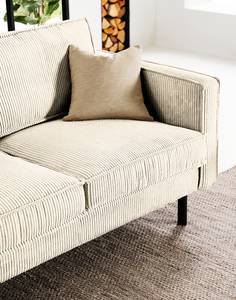 2-Sitzer Sofa FORT DODGE Cordstoff Poppy: Beige  - Ohne Schlaffunktion
