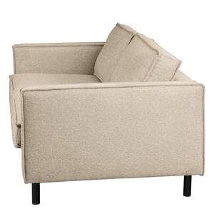 Canapé 2 places FORT DODGE Tissu Maila: Beige - Sans fonction couchage