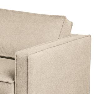 Canapé 2 places FORT DODGE Tissu Maila: Beige - Sans fonction couchage