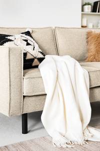 2-Sitzer Sofa FORT DODGE Webstoff Maila: Beige - Ohne Schlaffunktion