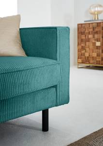 XL-fauteuil FORT DODGE Corduroy Poppy: Petrolblauw