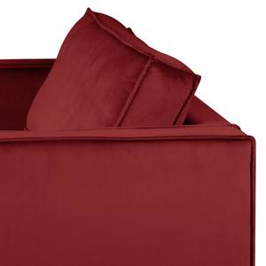 Fauteuil XL FORT DODGE Velours Ravi: Bordeaux