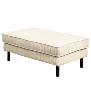 Gestoffeerde hocker FORT DODGE Corduroy Poppy: Beige