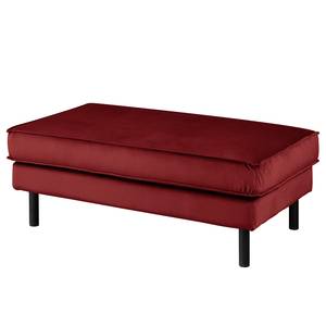 Gestoffeerde hocker FORT DODGE Velours Ravi: Bordeaux