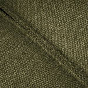 Canapé d’angle FORT DODGE Tissu Maila: Vert olive - Méridienne courte à droite (vue de face) - Sans fonction couchage