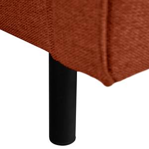 Canapé d’angle FORT DODGE Tissu Maila: Terra - Méridienne courte à gauche (vue de face) - Avec fonction couchage