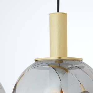 Hanglamp Gould II rookglas / aluminium - 3 lichtbronnen