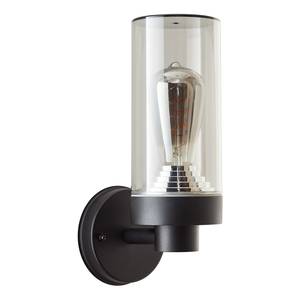 Wandlamp Masham transparant glas / aluminium - 1 lichtbron