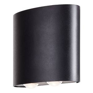 LED-wandlamp Tursdale aluminium - 4 lichtbronnen