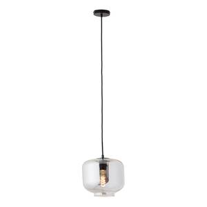 Hanglamp Kleon II rookglas / ijzer - 1 lichtbron