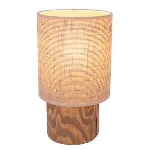 Tafellamp Hermon linnen / massief grenenhout - 1 lichtbron