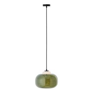 Suspension Blop Verre coloré / Fer - 1 ampoule - Vert