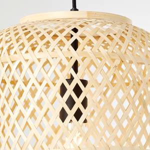 Hanglamp Mesa massief bamboehout / ijzer - 1 lichtbron