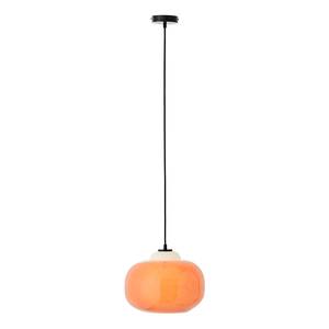 Pendelleuchte Blop Farbglas / Eisen - 1-flammig - Orange