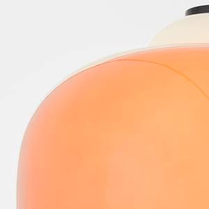 Pendelleuchte Blop Farbglas / Eisen - 1-flammig - Orange