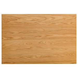 Table Ryfoss Placage en bois véritable - Chêne / Noir - 120 x 80 cm