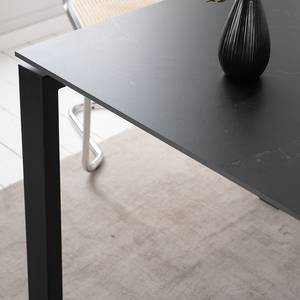 Tavolo da pranzo Moato Ceramica / Metallo - Effetto marmo nero