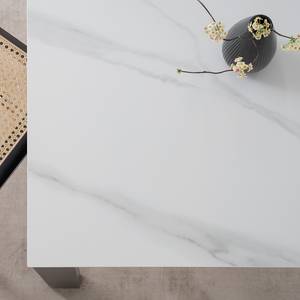 Tavolo da pranzo Moato Ceramica / Metallo - Effetto marmo bianco